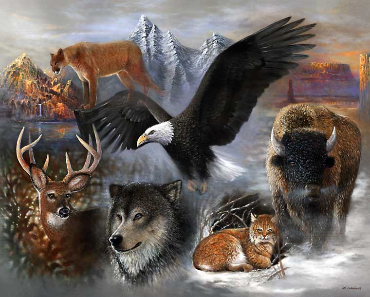 Montage painting