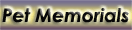 pet memorials